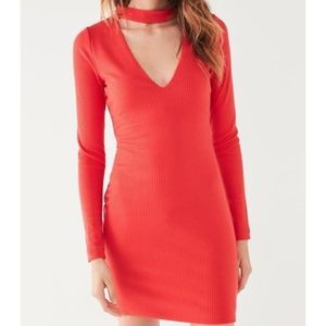 Urban Outfitters bodycon red dress